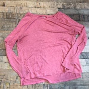 Old Navy Pink Luxe Long Sleeve Shirt